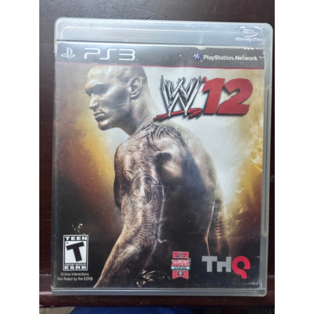 WWE 12 Sony PlayStation 3 PS3 Wrestling Game THQ Randy Orton Complete CIB